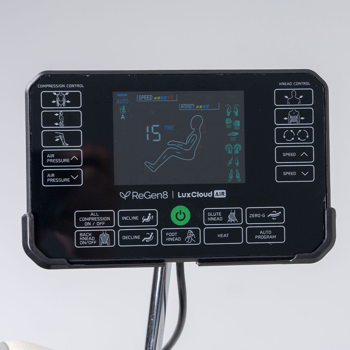 Regen8 LuxCloud Air - Zero Gravity Heated Massage Chair (Black)