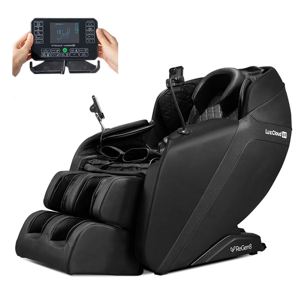 Regen8 LuxCloud Air - Zero Gravity Heated Massage Chair (Black)