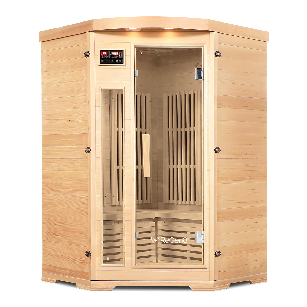 ReGen8 Duo Corner – 2 Person Infrared Sauna