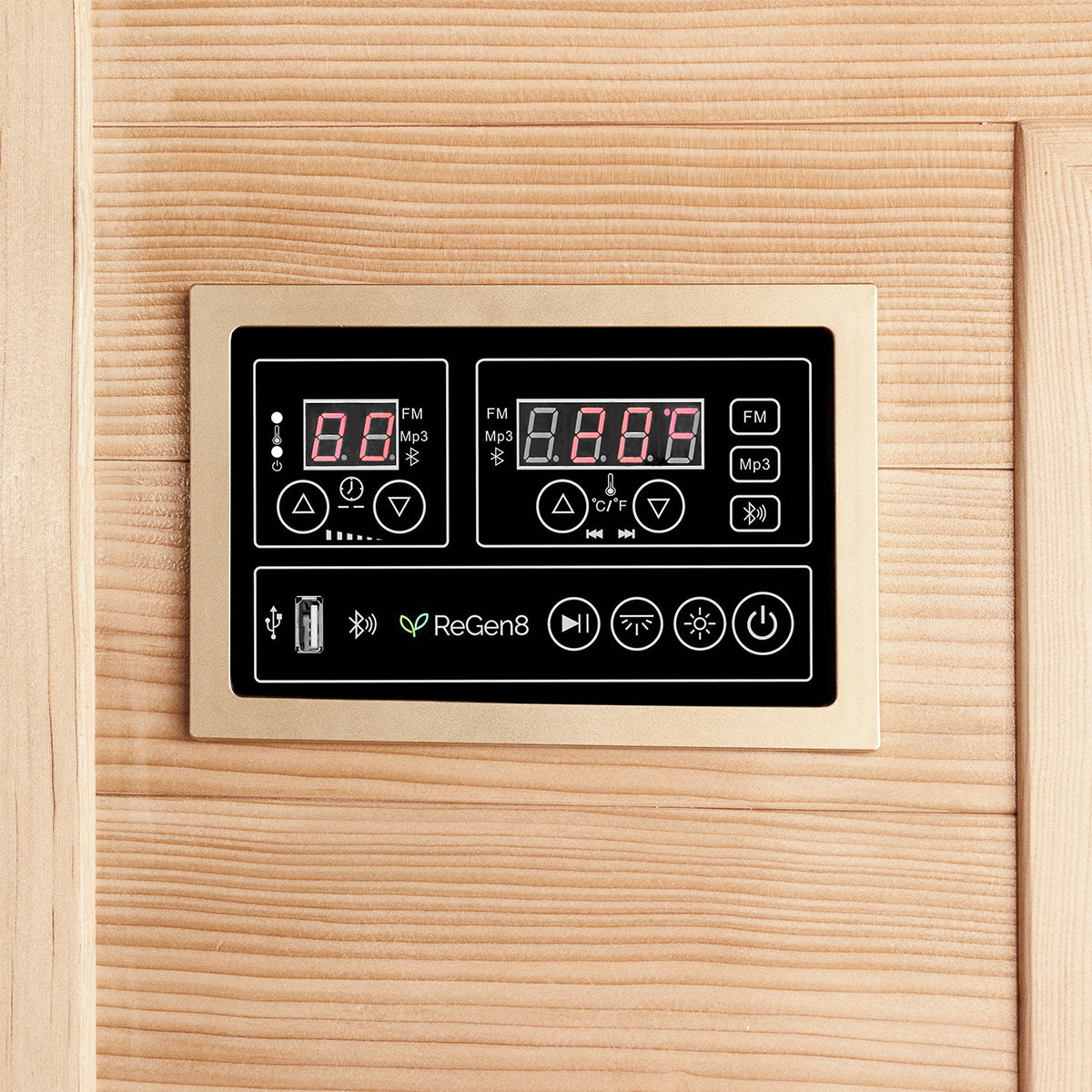 ReGen8 Duo Corner – 2 Person Infrared Sauna