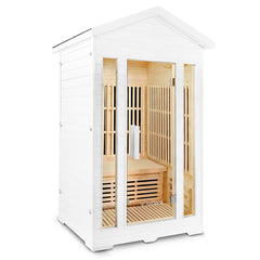 ReGen8 Duo Outdoor - 2 Person Infrared Sauna (White)