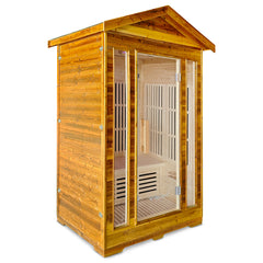 ReGen8 Duo Outdoor - 2 Person Infrared Sauna (Natural)