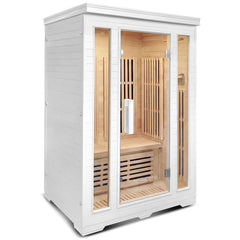 ReGen8 Duo Indoor - 2 Person Infrared Sauna (White)
