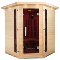 Regen8 Quadro Corner - 4 Person Infrared Sauna