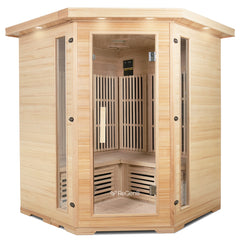 Regen8 Quadro Corner - 4 Person Infrared Sauna