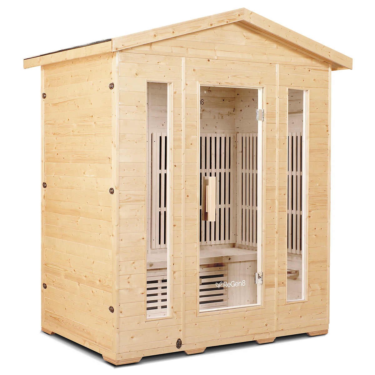 ReGen8 Quadro Outdoor - 4 Person Infrared Sauna V2