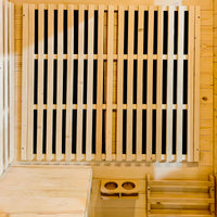 ReGen8 Quadro Outdoor - 4 Person Infrared Sauna (Natural)