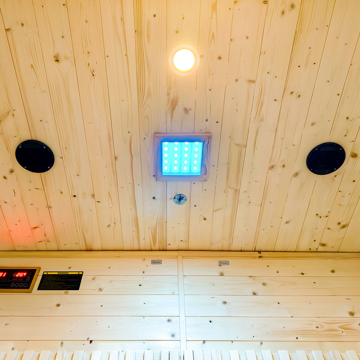 ReGen8 Quadro Outdoor - 4 Person Infrared Sauna (Natural)