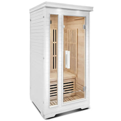 ReGen8 Solo Indoor - 1 Person Infrared Sauna (White)