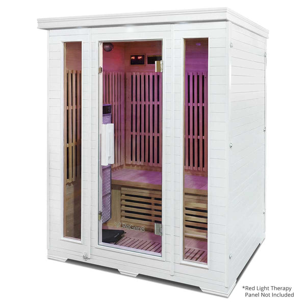ReGen8 Trio - 3 Person Infrared Sauna (White)