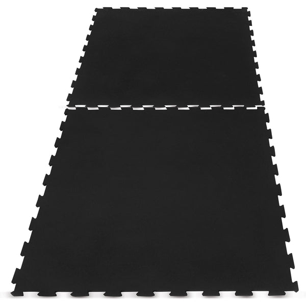 CORTEX 10mm Commercial Interlocking Rubber Gym Tile Mat (1m x 1m) Pack of 16