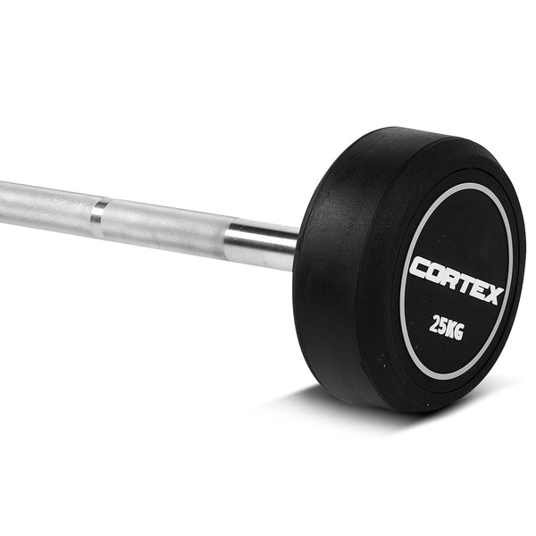 CORTEX Alpha Series Fixed Barbell Set 100kg + Stand