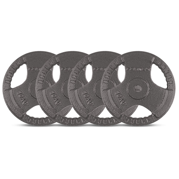 SR-10 Squat Rack Package + 90kg Standard Tri-Grip Weight Plates Package