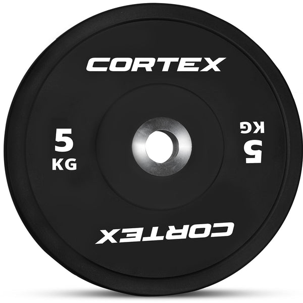 CORTEX 170kg Competition Bumper Plates Set with Competition Barbell