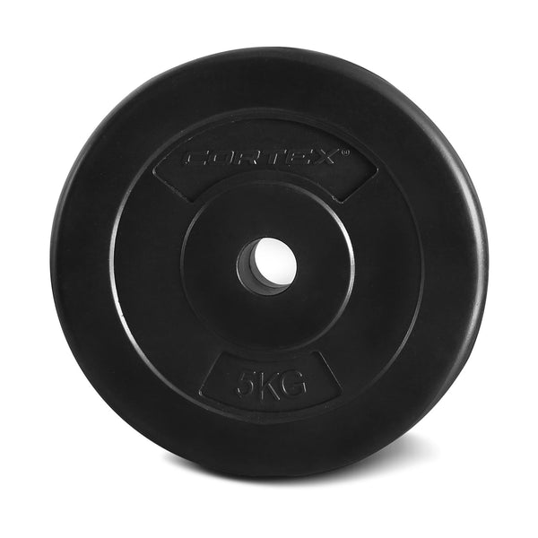 CORTEX 90kg EnduraShell Barbell Weight Set with Weight Tree