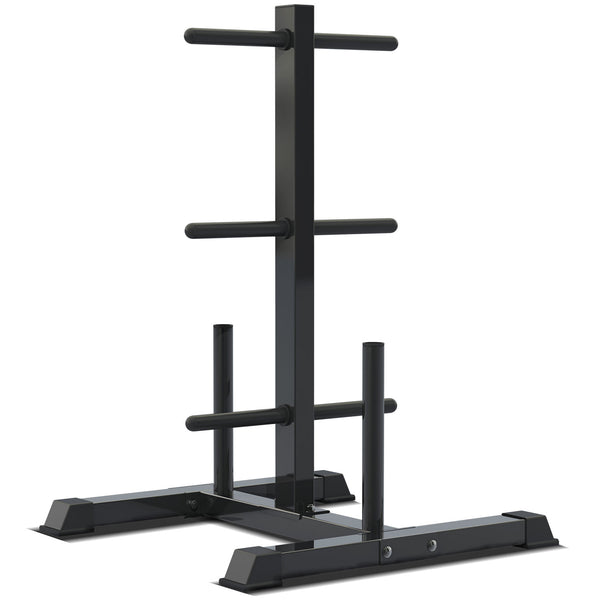 CORTEX 90kg EnduraShell Barbell Weight Set with Weight Tree