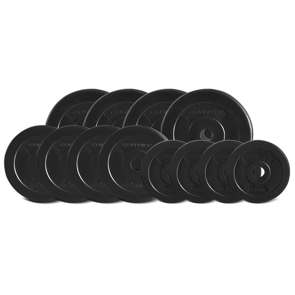 CORTEX 40kg EnduraShell Tri Bar Weight Set