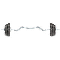 CORTEX 40kg Curl Bar 27mm Standard Weight Set