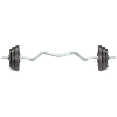 CORTEX 40kg Curl Bar 25mm Standard Weight Set
