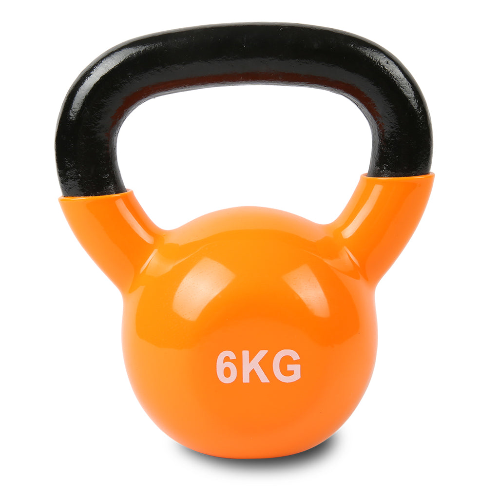 CORTEX Kettlebell Vinyl Dipped Cast Iron 6KG – Lifespan Fitness