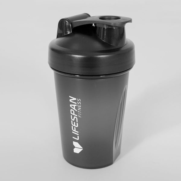 Lifespan Fitness Shaker Bottle (500ml, Black) Pack of 2