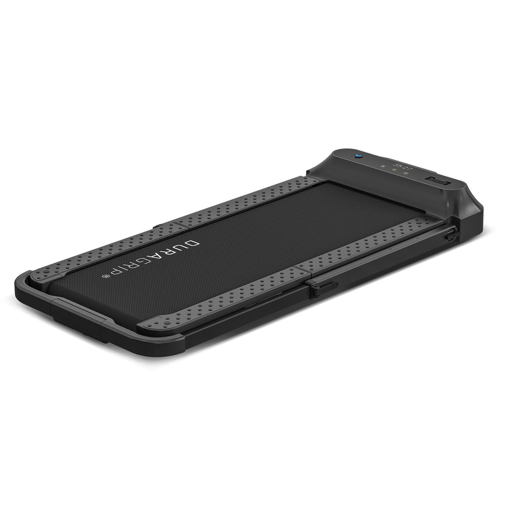 Lifespan Fitness VFold Treadmill with ErgoDesk Automatic Oak Standing