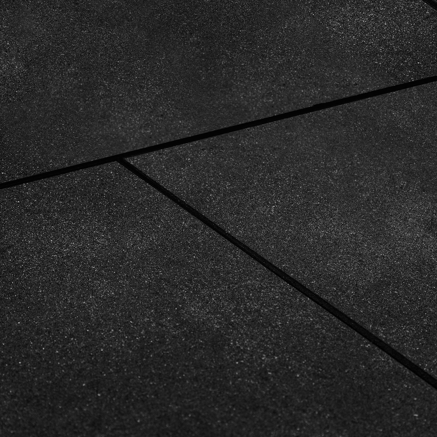 CORTEX 15mm Commercial Bevelled Edge Rubber Gym Tile Mat (1m x 1m) Pack of 64