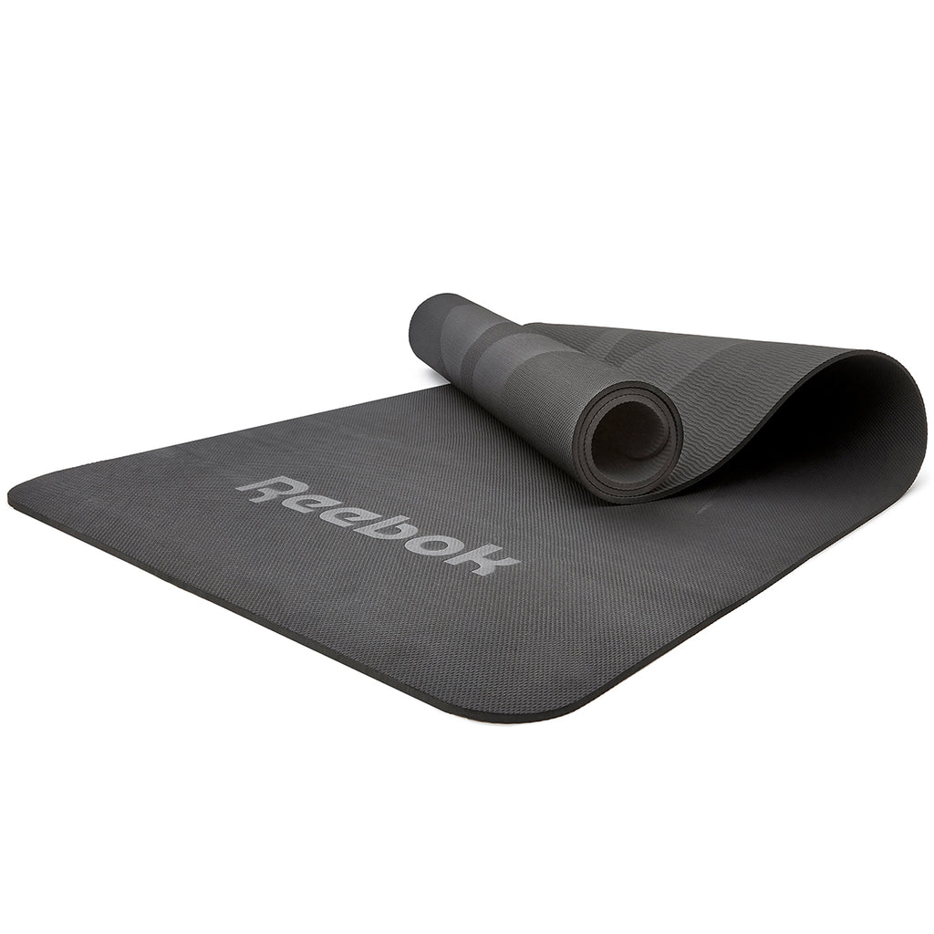 Reebok Yoga Mat (5mm, Black) Lifespan Fitness