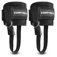 CORTEX Premium 2-Way Ankle Strap Cuff Home Gym Attachment (Pair)