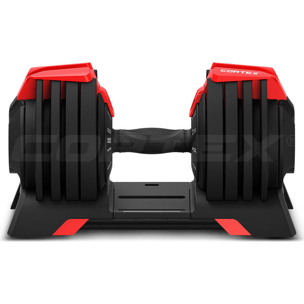 CORTEX Revolock V2 24kg Adjustable Dumbbell + Barbell + Kettlebell All-in-One Set (24kg Single)