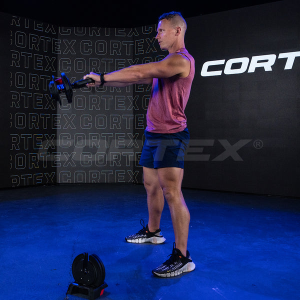 CORTEX Revolock V2 24kg Adjustable Dumbbell + Barbell + Kettlebell All-in-One Set (24kg Single)