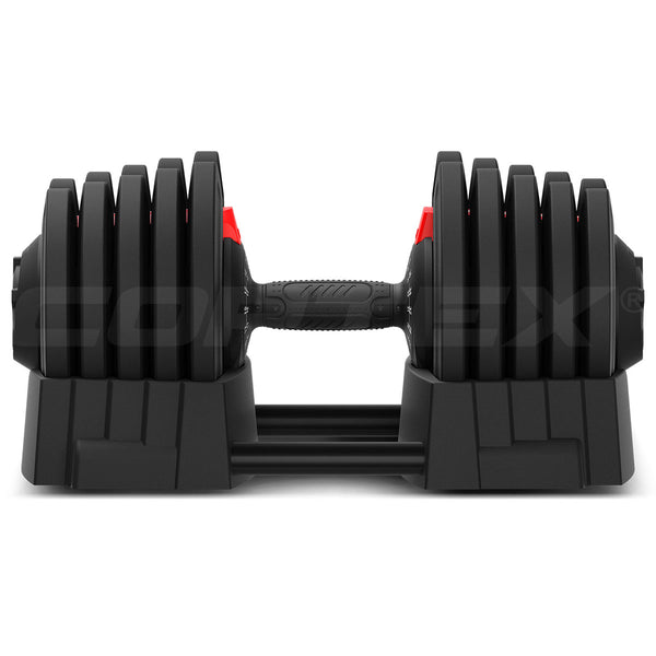 Cortex Revolock V2 40kg Adjustable Dumbbell & Barbell All-in-One Set (40kg Single)