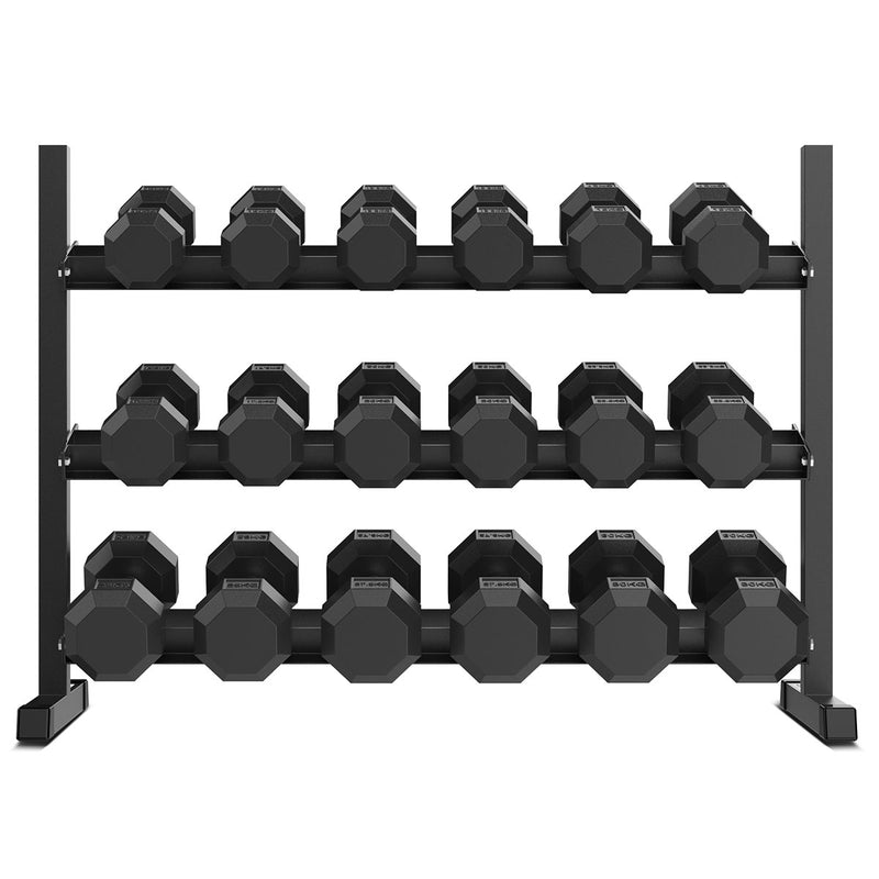 Cortex 360kg Hex Dumbbell Set with Stand 10kg-30kg (9 pairs)