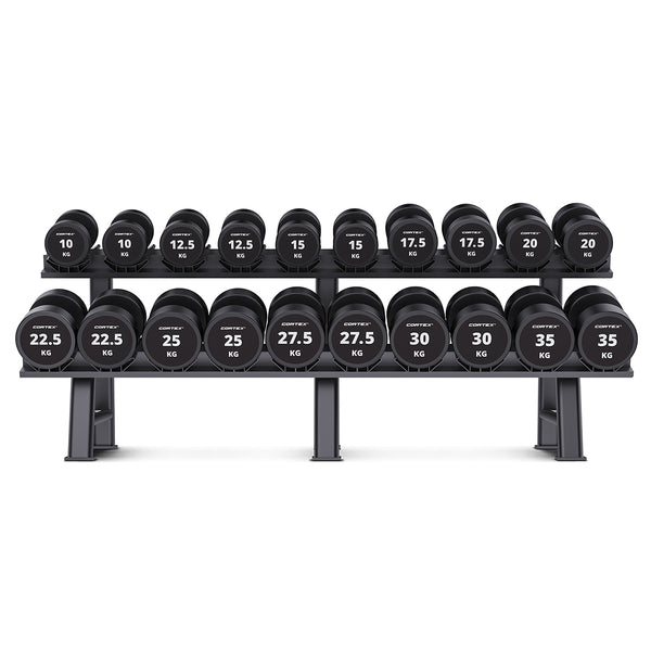 Cortex 430kg Pro Dumbbell Set (10-35kg, 10 Pairs)