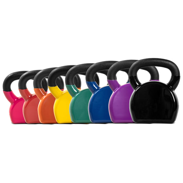 Cortex BodyCurve Vinyl Coated Kettlebell Set 4kg to 24kg
