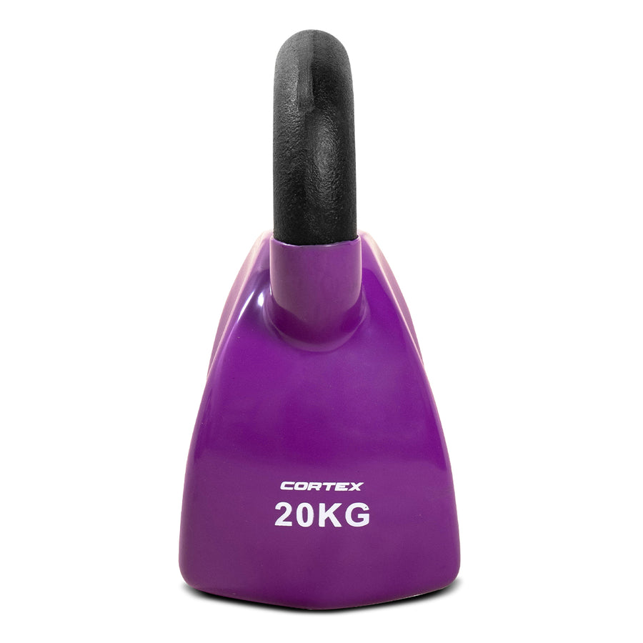 Cortex 20kg BodyCurve Vinyl Coated Kettlebell