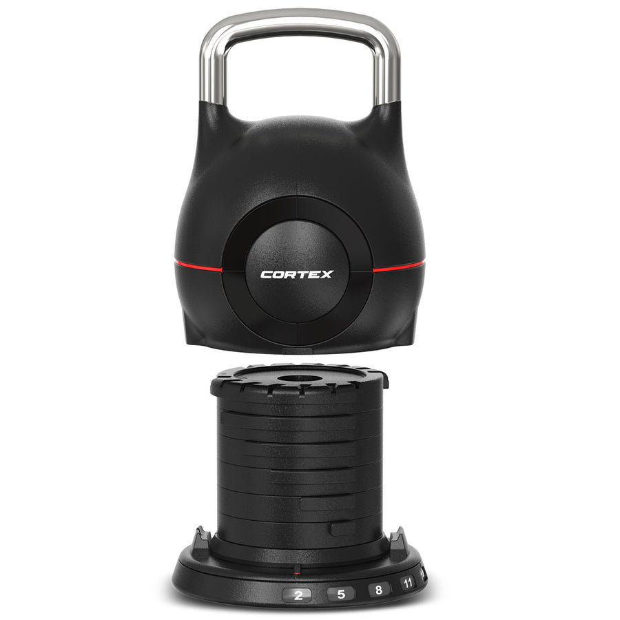 CORTEX 7-in-1 RevoLock Quick Adjust 20kg Kettlebell