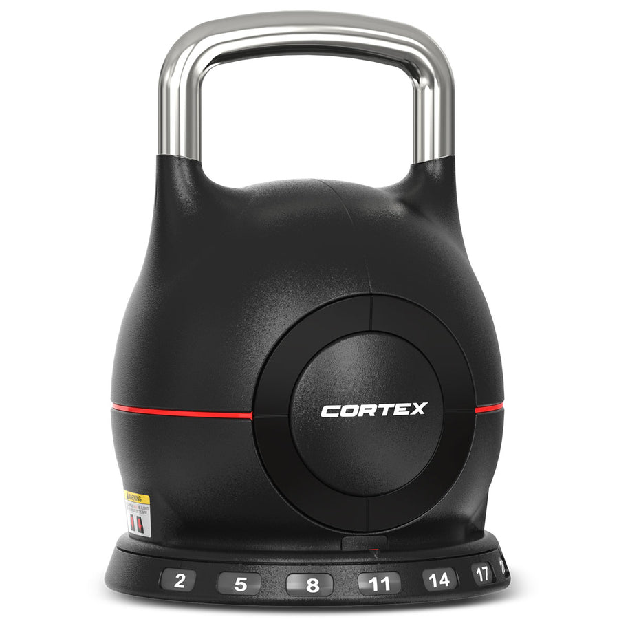 CORTEX 7-in-1 RevoLock Quick Adjust 20kg Kettlebell