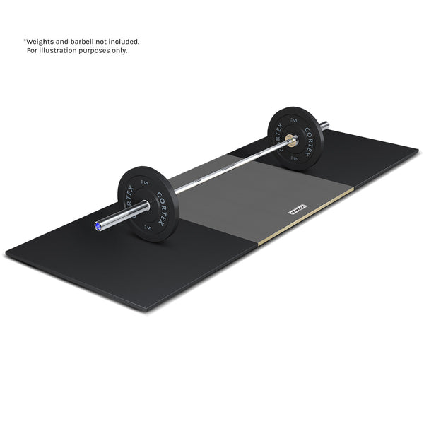 CORTEX 50mm Weightlifting Platform V2 with Dual Density Mats - Ebony (3m x 1m)