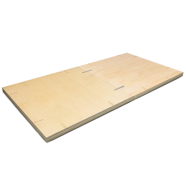 CORTEX 50mm Weightlifting Platform V2 with Dual Density Mats Framed Set - Ebony (3m x 2m)