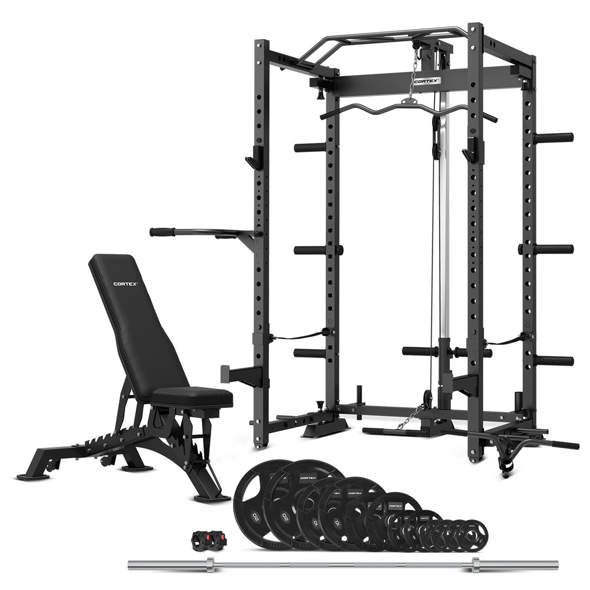 CORTEX PR-4 Foldable Squat Power Rack 100kg Olympic Weight