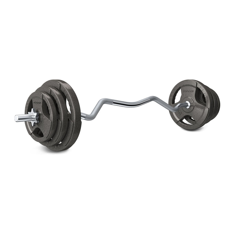 PR-4 Foldable Squat & Power Rack + BN-9 Bench +  90kg Standard Tri-Grip Weight