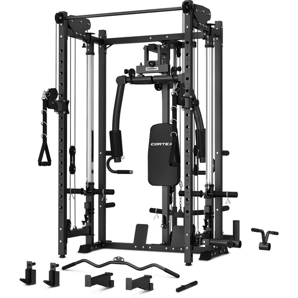 Cortex PR-5 Folding Power Rack with 90kg Endurashell Weight, Bar & Bench Set
