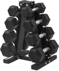 Cortex Hex Dumbbell 4kg - 10kg Set (4 Pairs) & Stand