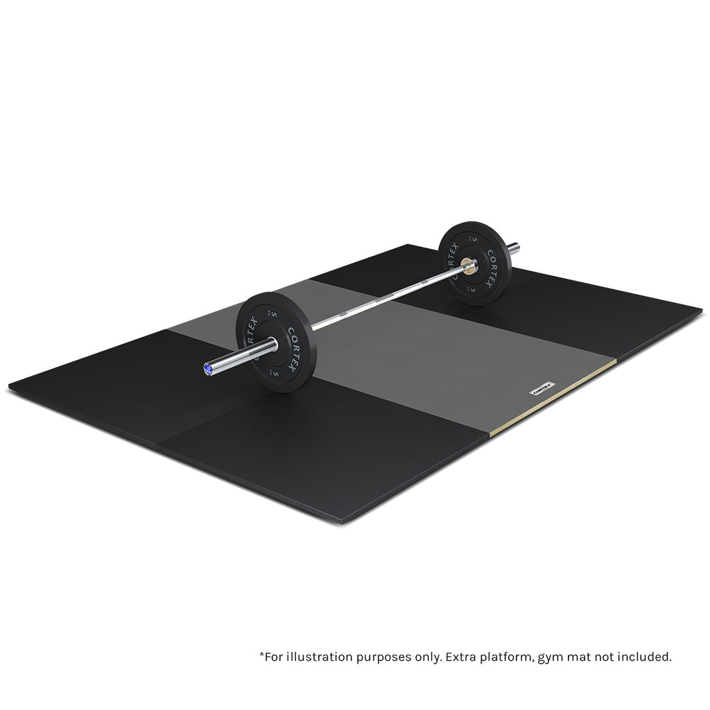 Cortex 50mm Weightlifting Platform V2 - Ebony (1m x 1m) | Lifespan Fitness