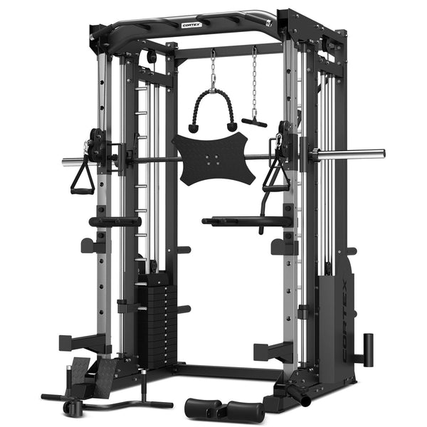CORTEX SM-25 6-in-1 Power Rack with Smith & Cable Machine (2024 Model)