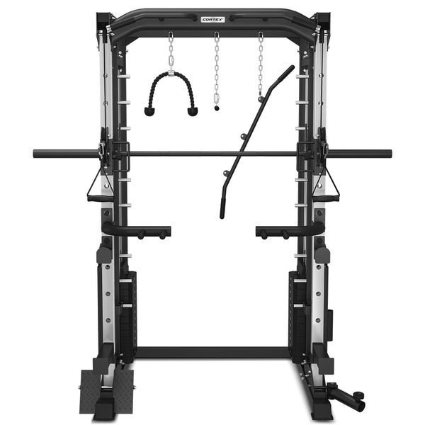 CORTEX SM-25 6-in-1 Power Rack with Smith & Cable Machine (2024 Model)