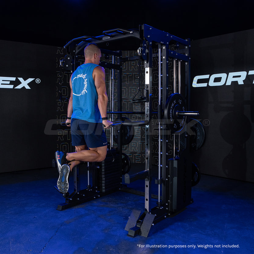 CORTEX SM-25 6-in-1 Power Rack with Smith & Cable Machine | Lifespan ...