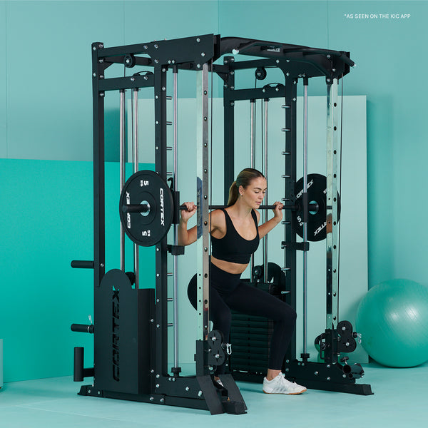 CORTEX SM-25 6-in-1 Power Rack with Smith & Cable Machine (2024 Model)