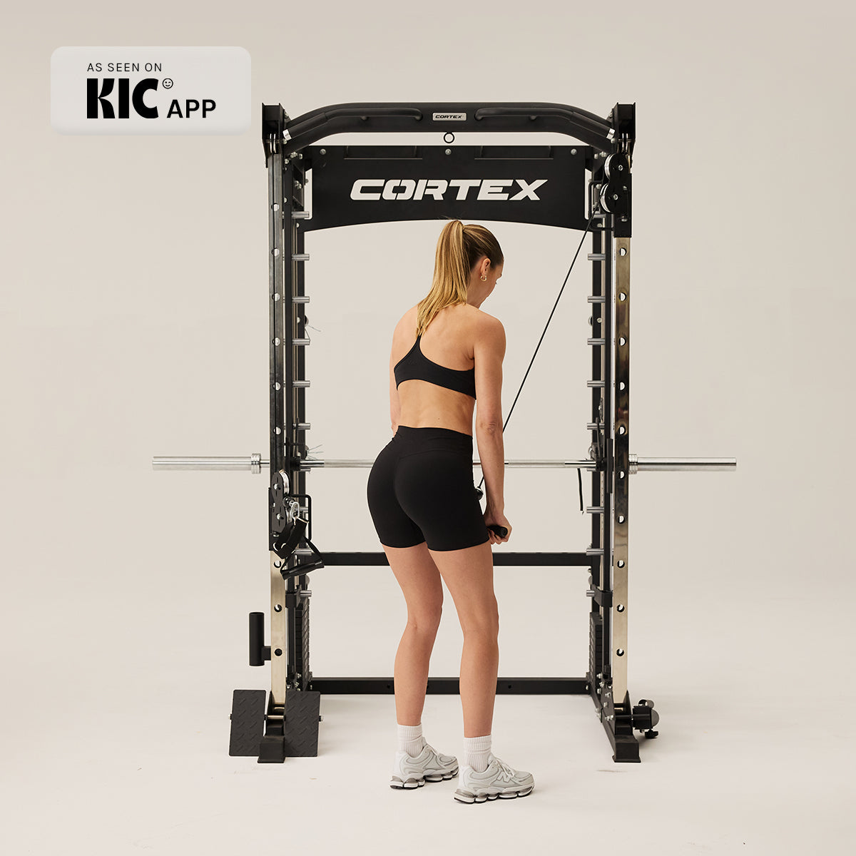 CORTEX SM-26 6-in-1 Power Rack with Dual Stack Smith & Cable Machine